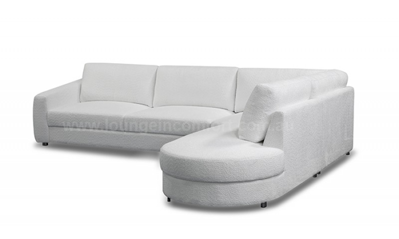 HALO CORNER CHAISE LOUNGE IN FABRIC (BRAND NEW)